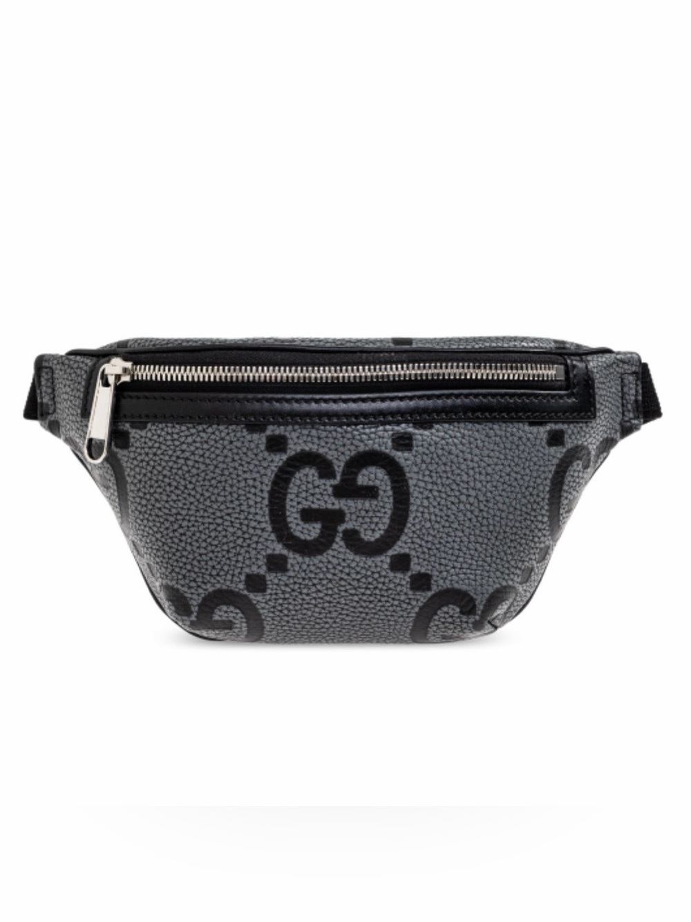 GUCCI Jumbo GG logo small leather belt bag